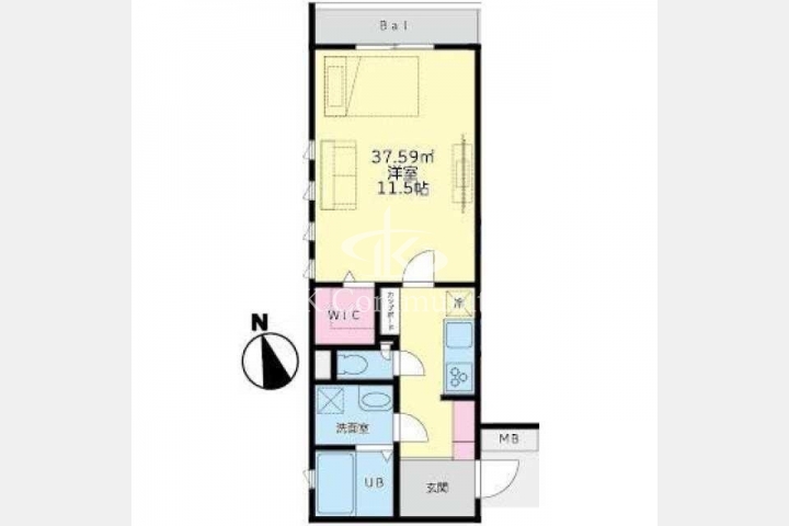 西麻布YKマンションの室内・共用部