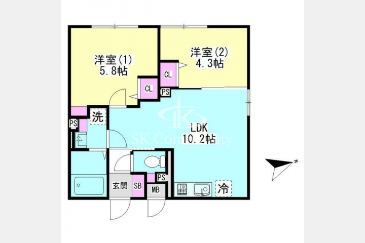 グランファーロ下北沢の共用部・周辺