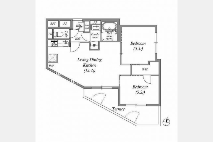 LUORE千鳥町の共用部・周辺
