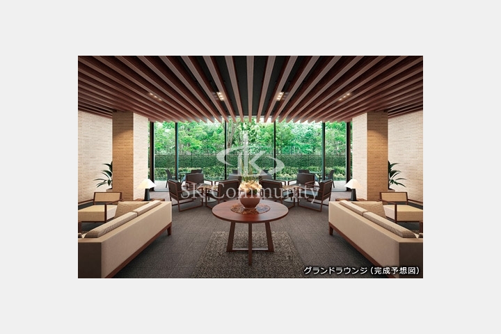 桜上水ガーデンズの共用部・周辺